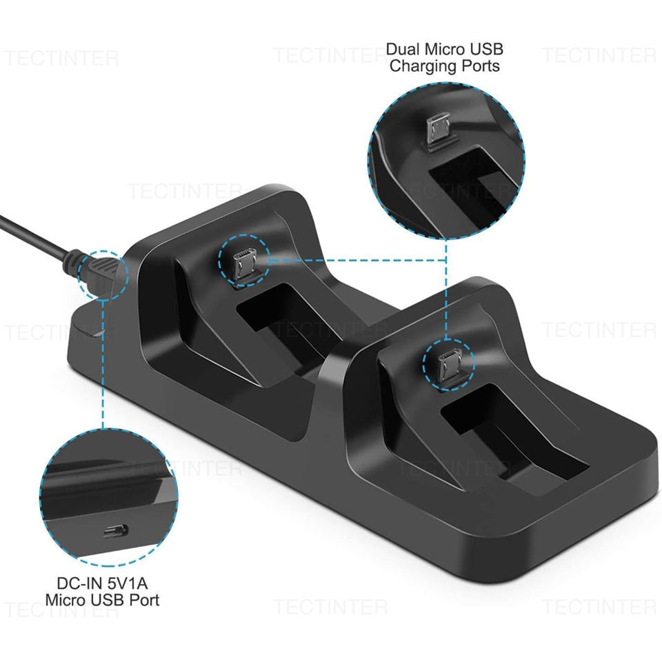 Dual Charger Dock Station For  - Gaming Console Tv ulasan dan harga