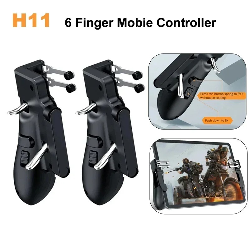 H11 Mobile Controller PUBG Aim - Gaming Console For Phone ulasan dan harga