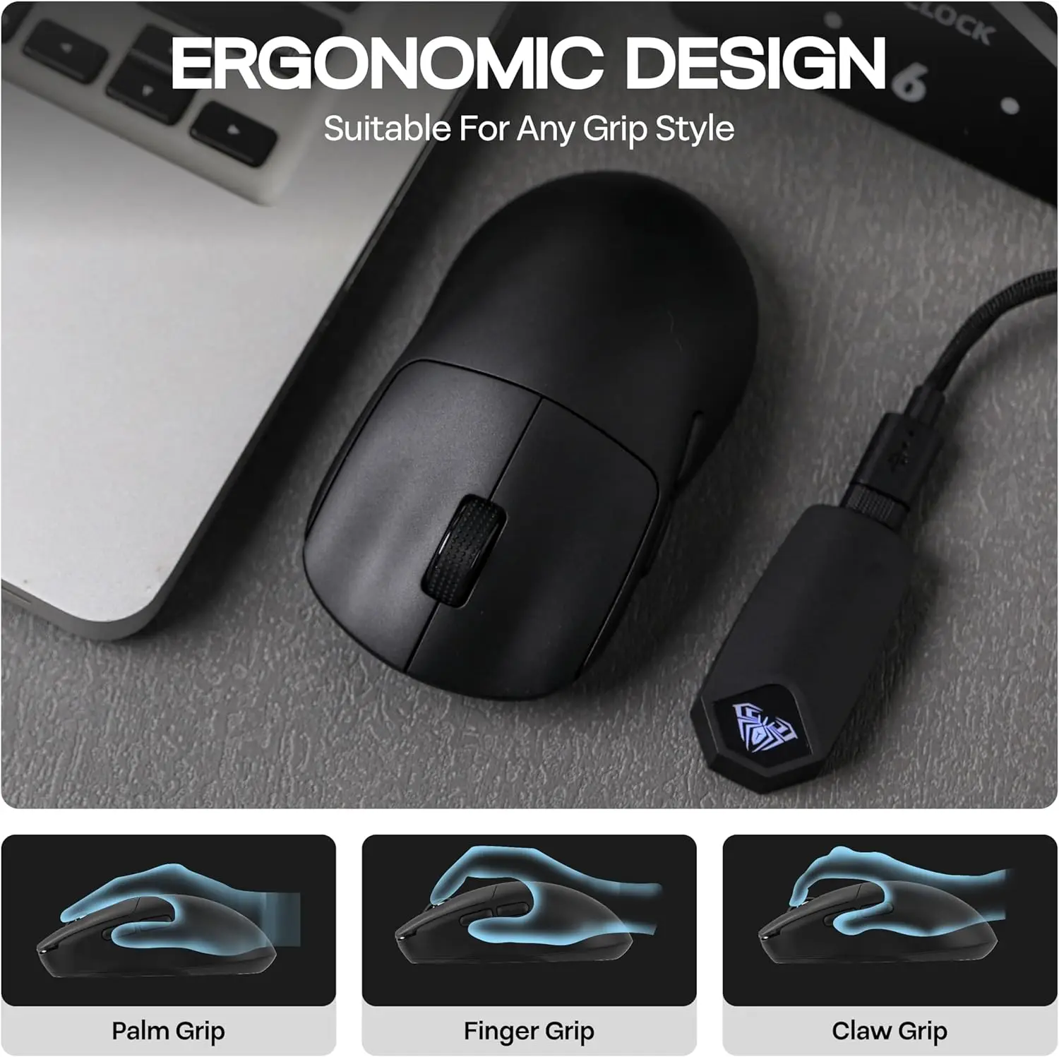 AULA SC800 Gaming Mouse USB-C  - Gaming Console Buttons ulasan dan harga