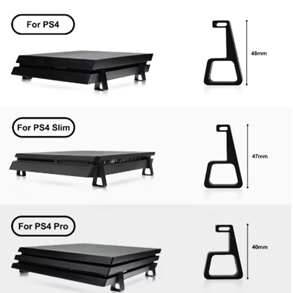 1Set For PS4 Slim Pro Feet Sta - Gaming Console In Tv ulasan dan harga
